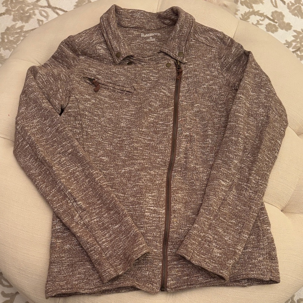 Ruff Hewn Textured Tan Women's Utility‎ Jacket🤎Size Small